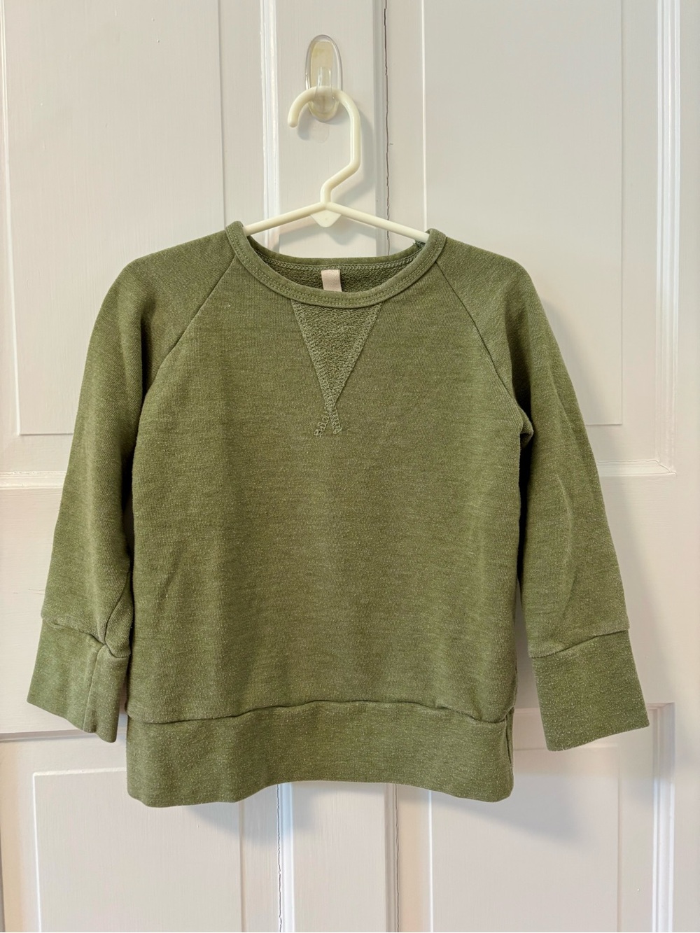 Kids Childhoods Clothing Olive Green Crewneck Sweatshirt